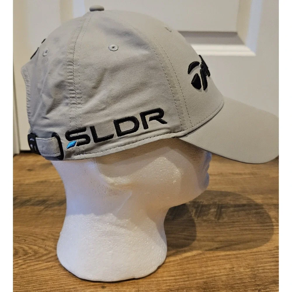 TaylorMade Golf Tour Preferred SLDR Strapback Adjustable Hat Cap Men Women Gray